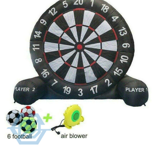 Giants Dmuchana piłka nożna Dart Board Gry sportowe z 6 piłkarskimi grami karnawałowymi