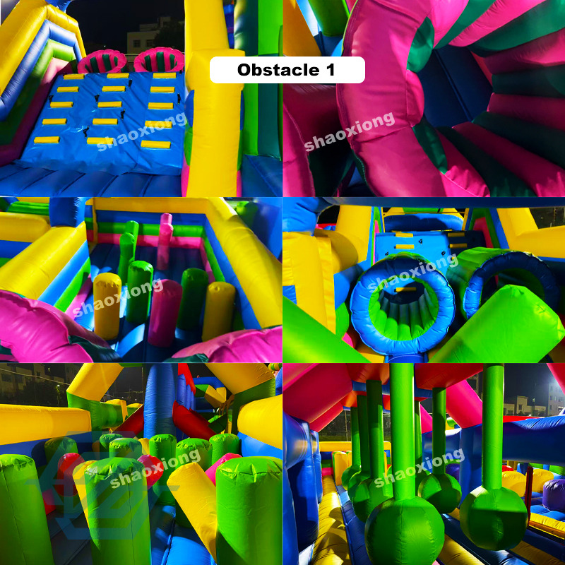  Parque infantil inflable con tobog&aacute;n de escalada a la venta