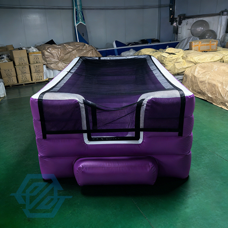 Pista de aire inflable comercial del hoyo de la bola del aire de la espuma para las actividades