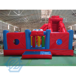 Nadmuchiwana zjeżdżalnia typu Bounce House z przeszkodami 
