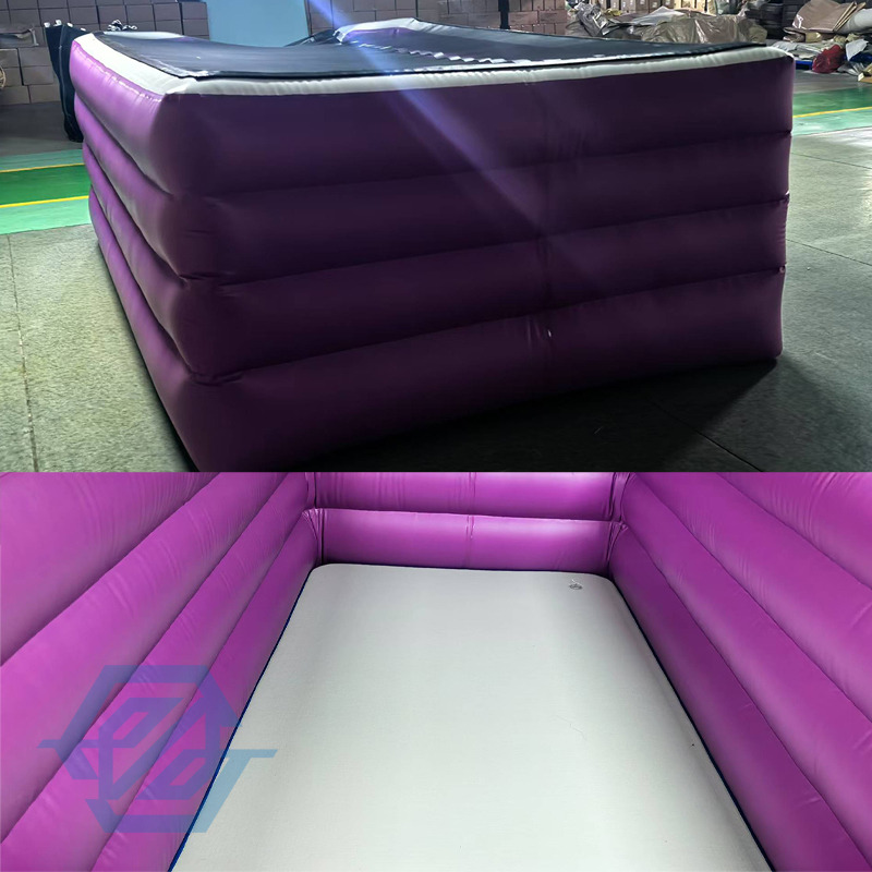 Pista de aire inflable comercial del hoyo de la bola del aire de la espuma para las actividades