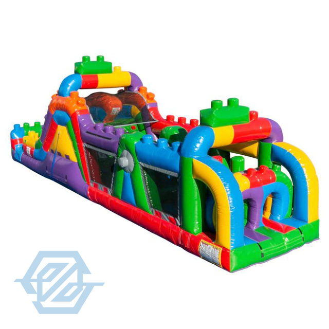 Obst&aacute;culo inflable Couerse Bouce House tobog&aacute;n en alquiler
