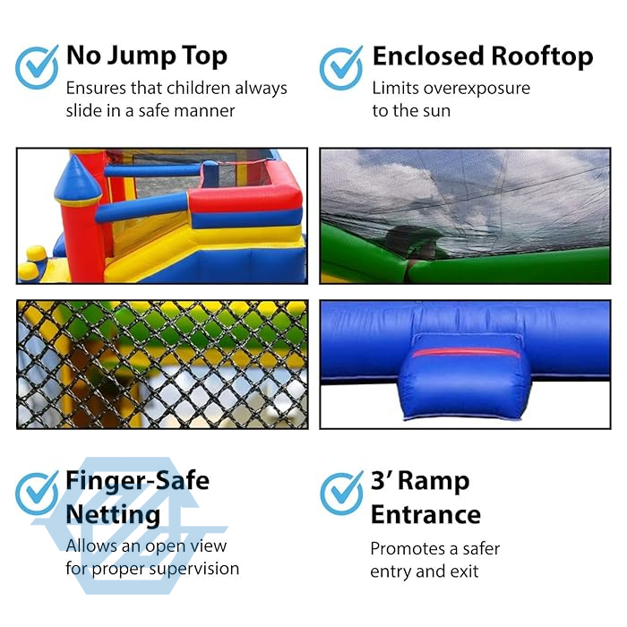 Casa per scivolo gonfiabile combinata commerciale da 5x4 m in affitto