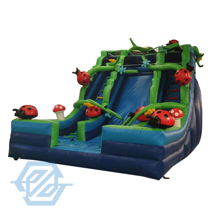 Scivolo gonfiabile Forest Bounce Castle House Combo per bambini