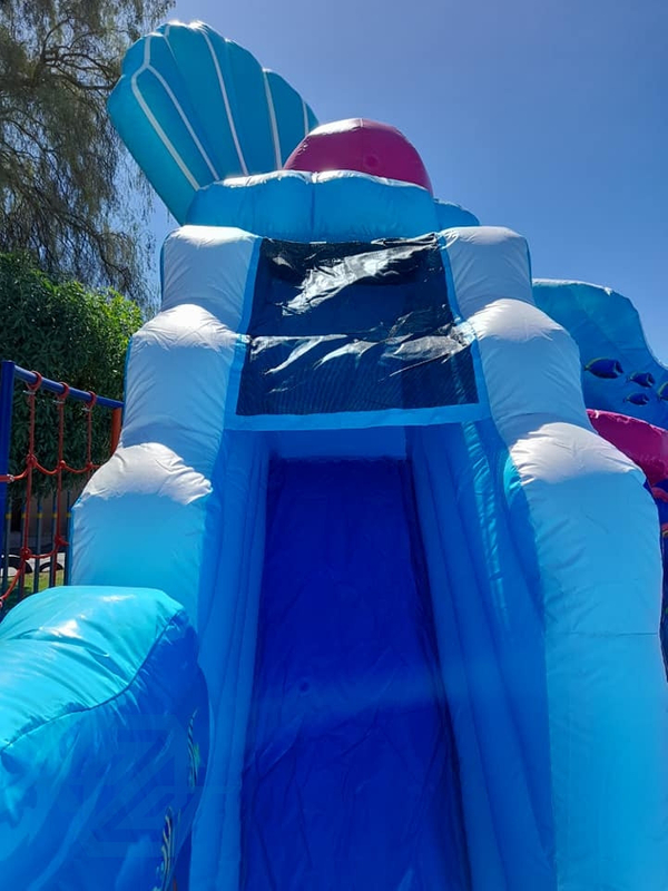  Castello gonfiabile del parco giochi gonfiabile della sirena dell'oceano di Meerjungfrau