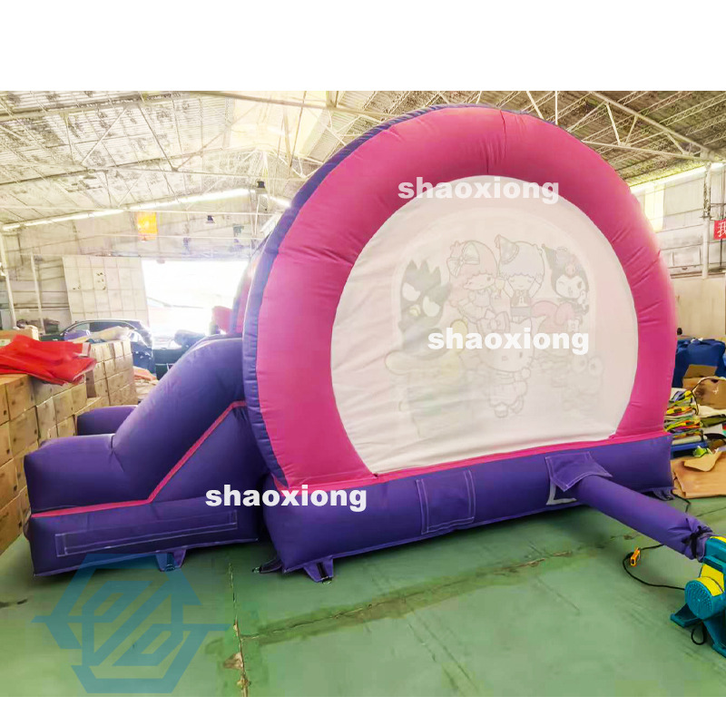 Casa gonfiabile HelloKitty con scivolo combinato