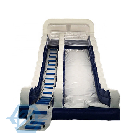 Sprzedam niestandardową dużą nadmuchiwaną podw&oacute;jną zjeżdżalnię wodną z basenem