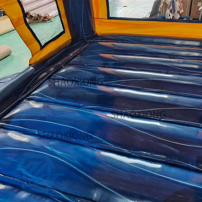 Casa de rebote azul inflable de PVC de 4x4M a la venta