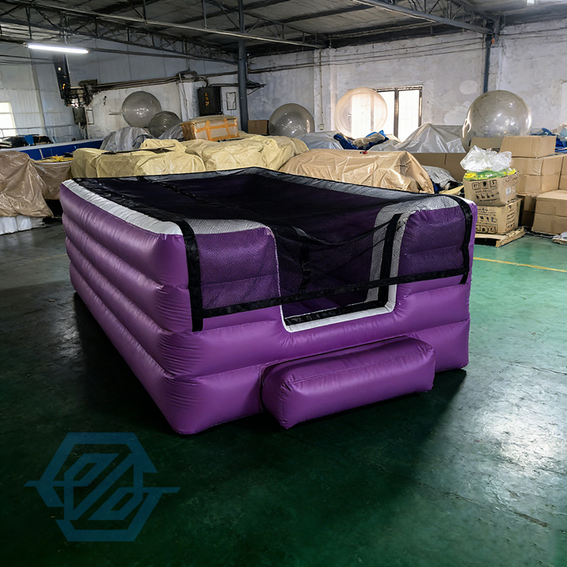 Pista de aire inflable comercial del hoyo de la bola del aire de la espuma para las actividades