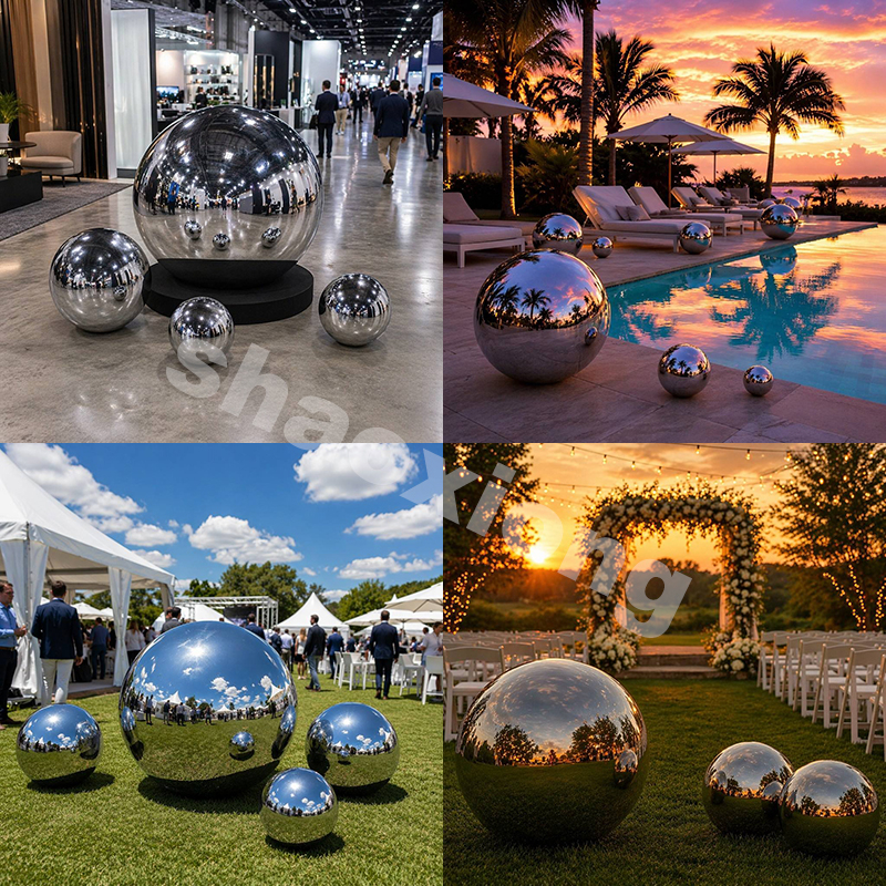 Boule m&eacute;tallique gonflable d&eacute;corative pour les &eacute;v&eacute;nements de sph&egrave;re
